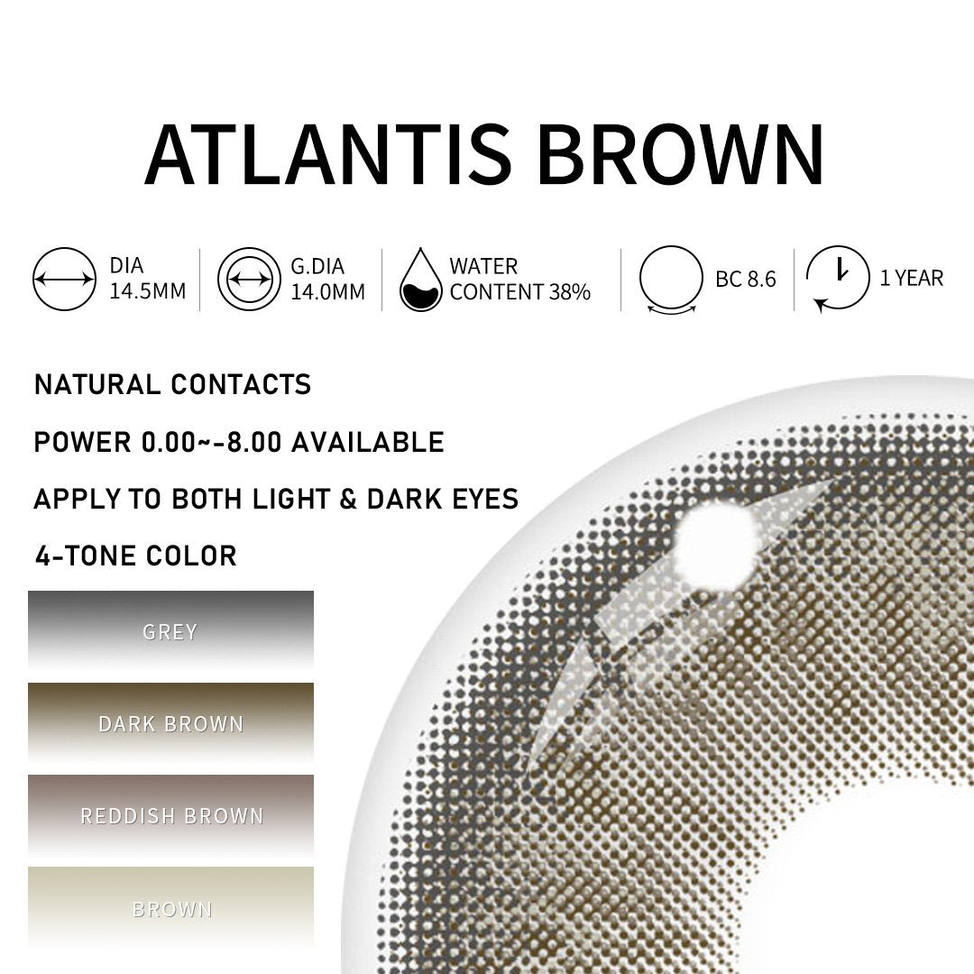 Luminareye Atlantis Brown | 1 Year