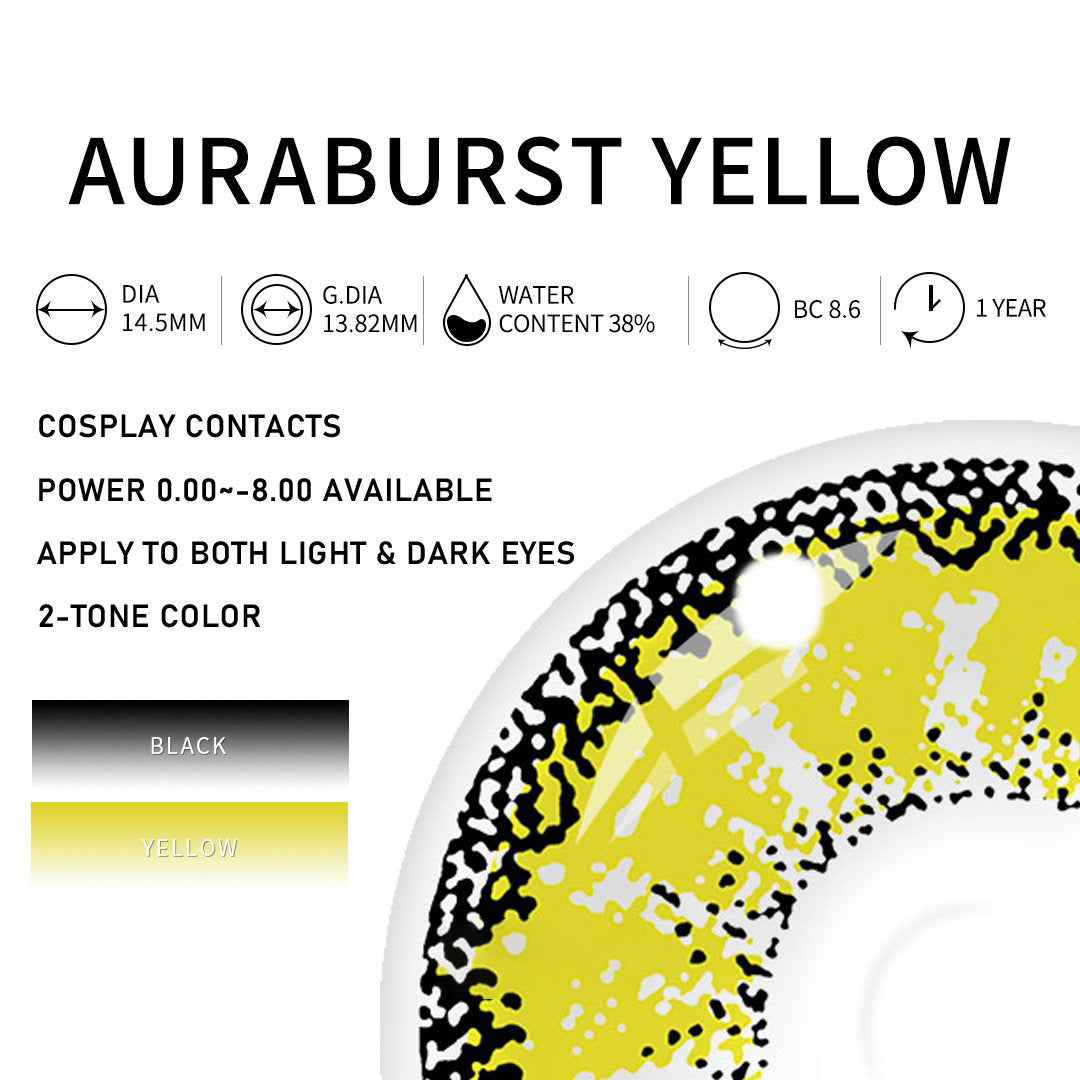 Luminareye AuraBurst Yellow | 1 Year