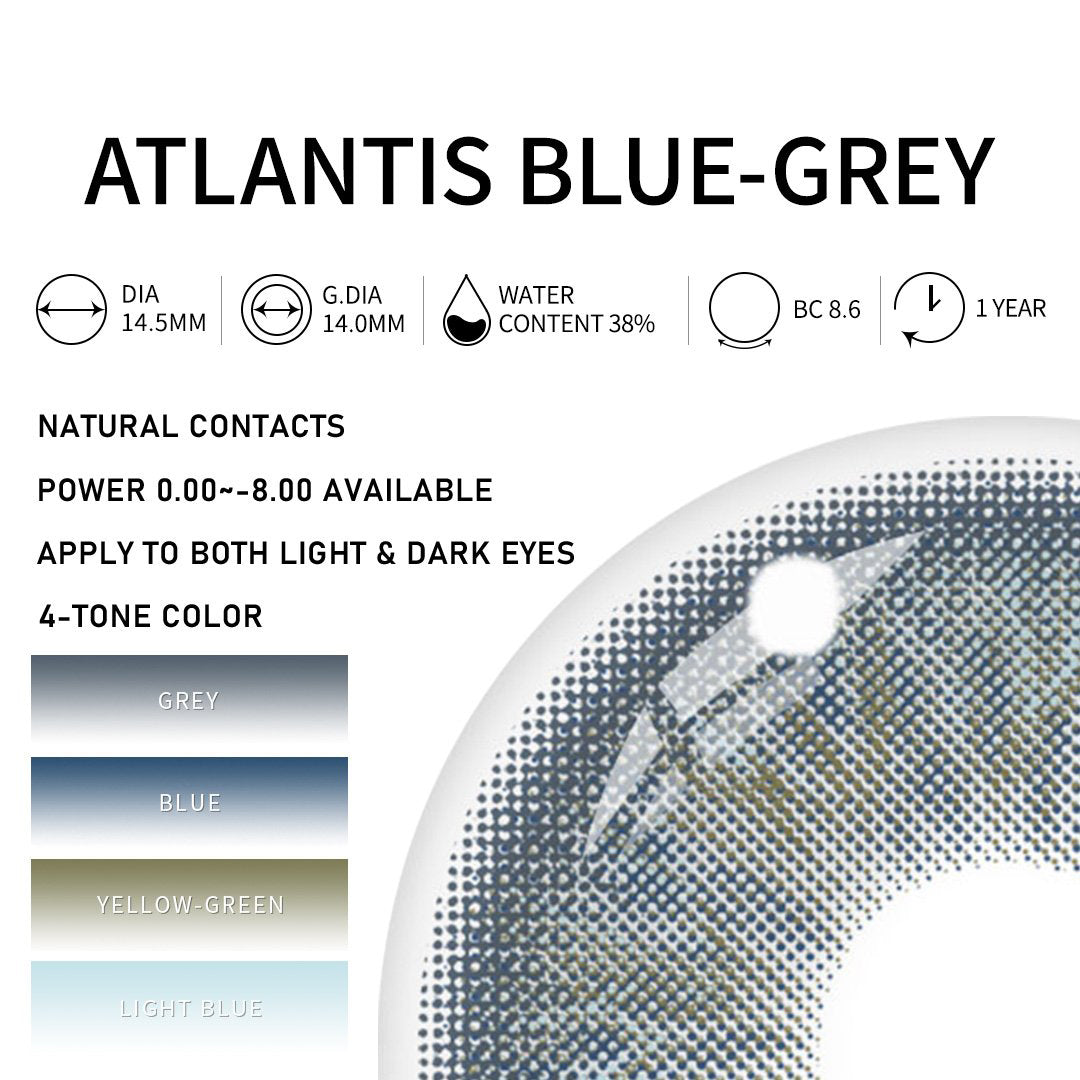 Luminareye Atlantis Blue-Grey | 1 Year