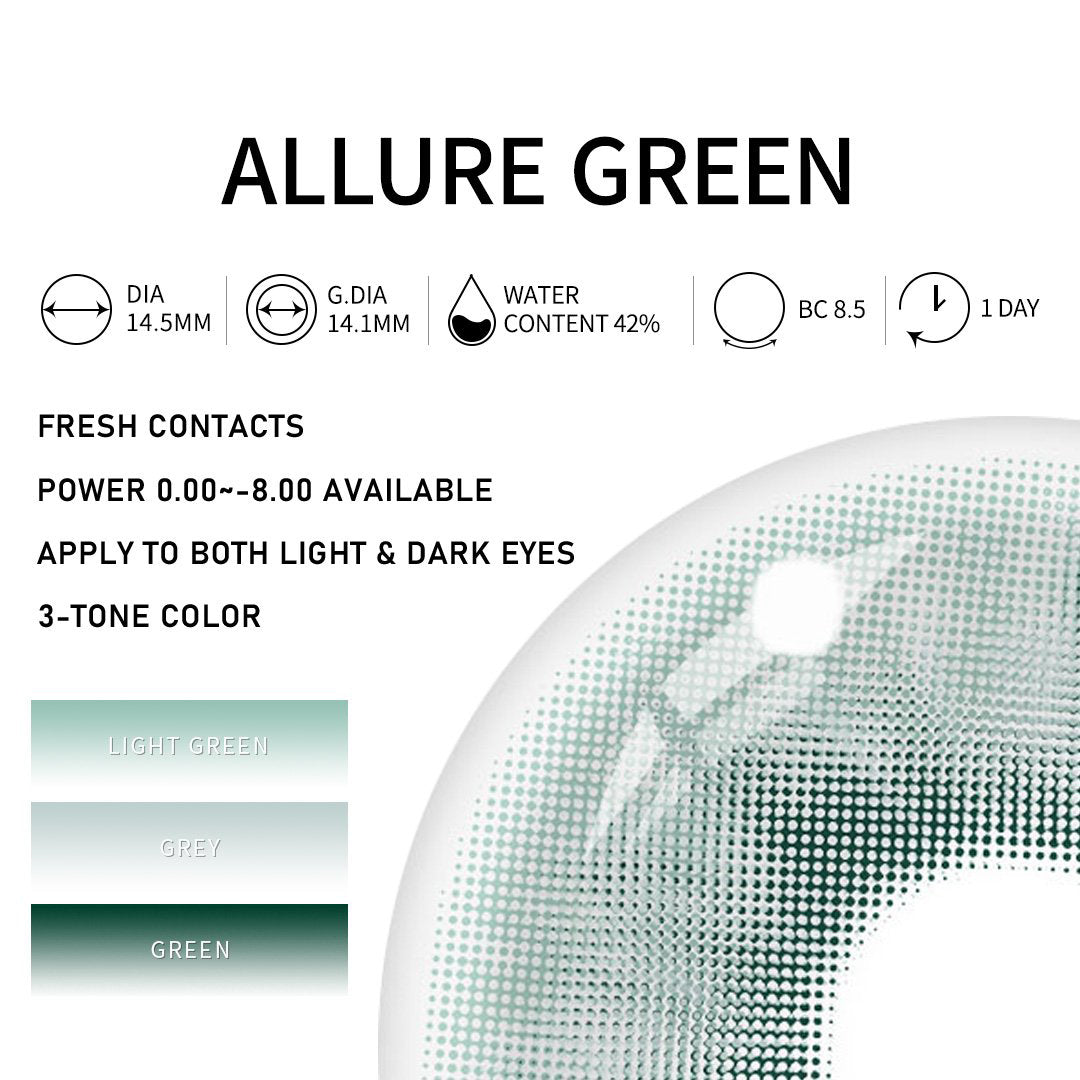 Luminareye Allure Green | 1 Day, 30 Pcs
