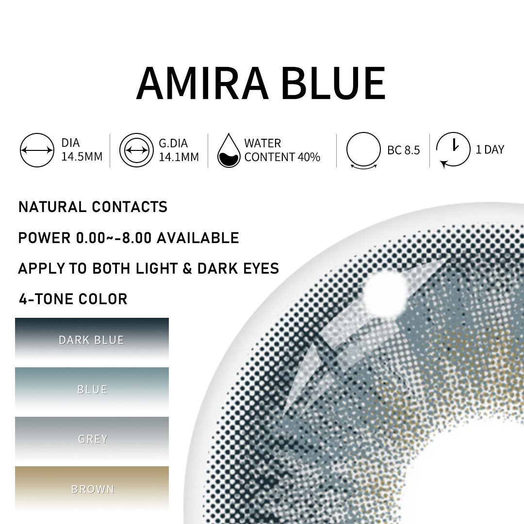 Luminareye Amira Blue | 1 Day, 30 Pcs