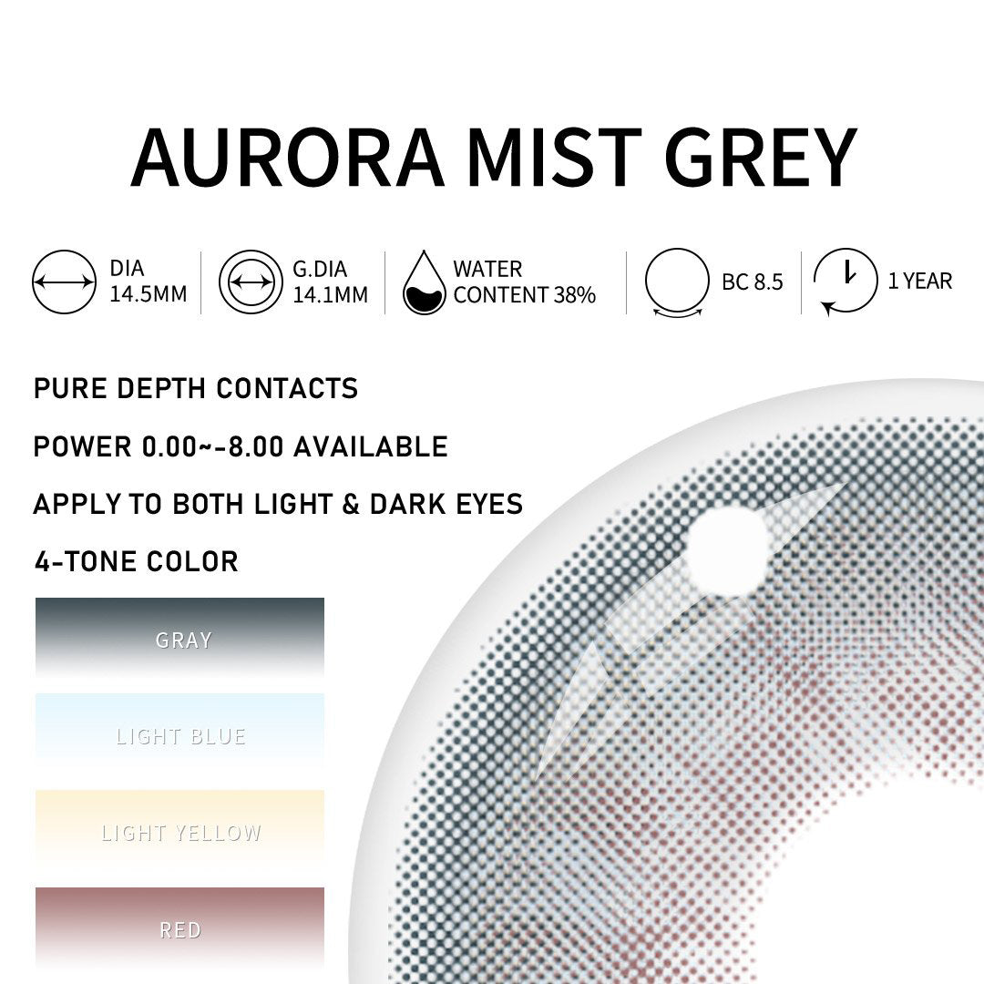 Luminareye Aurora Mist Grey | 1 Year