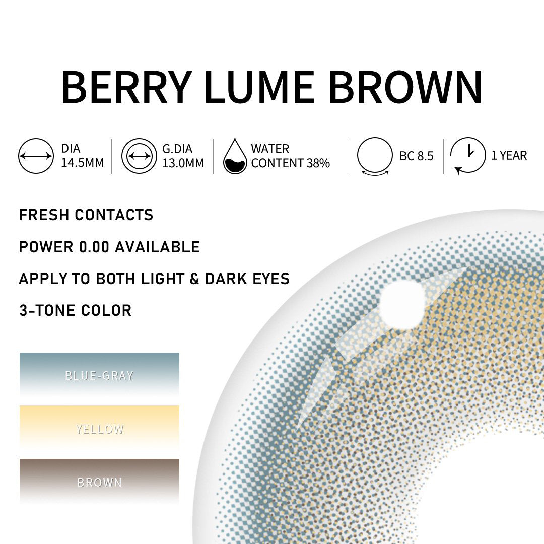 Luminareye Berry Lume Brown | 1 Year