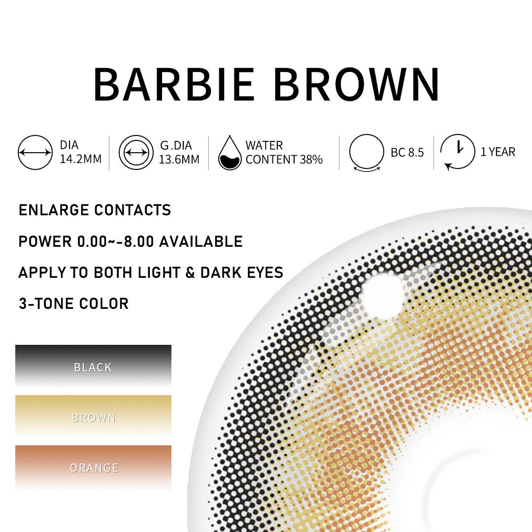 Luminareye Barbie Brown | 1 Year
