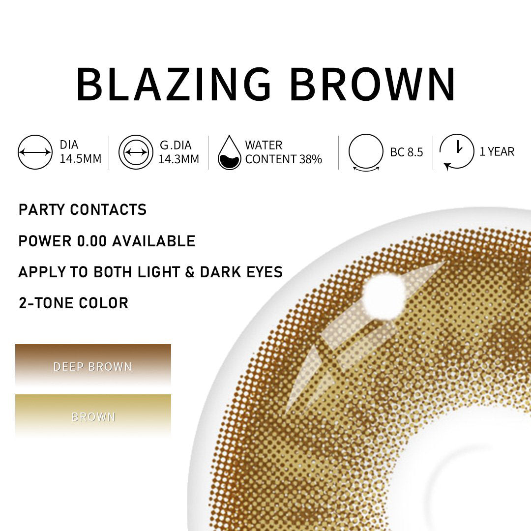 Luminareye Blazing Brown | 1 Year