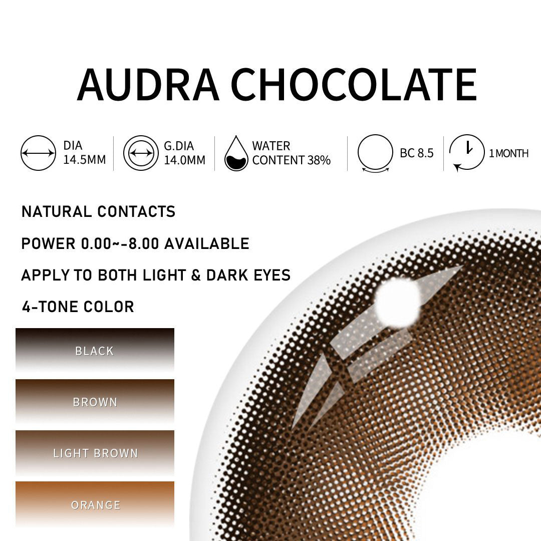Luminareye Audra Chocolate | 1 Month